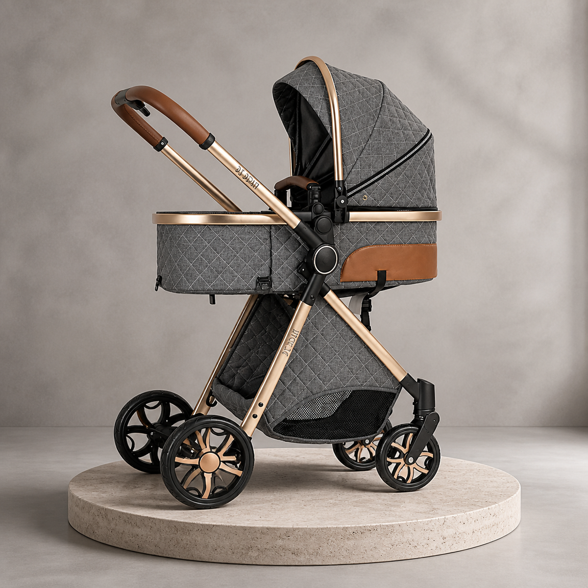 VERONA Reverso Gris — Poussette Bidirectionnelle 0-3 ans