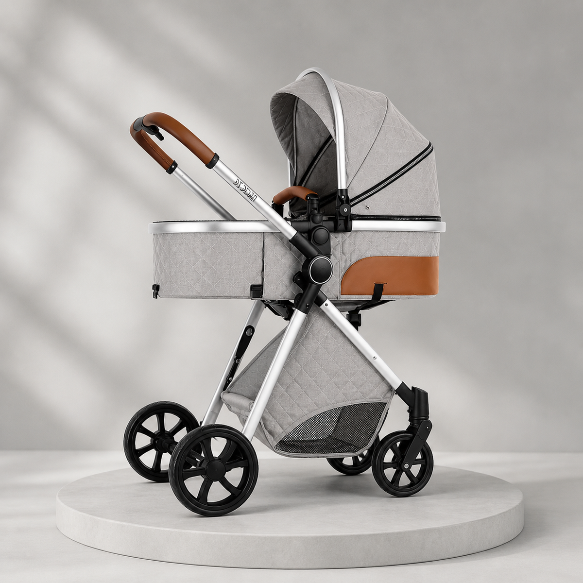 VERONA Reverso Gris Clair — Poussette Bidirectionnelle 0-3 ans