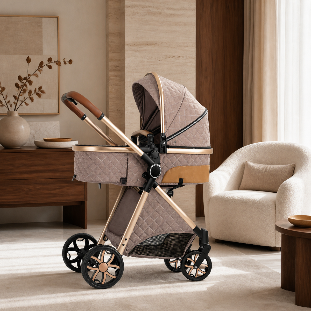 VERONA Reverso Chocolat — Poussette Bidirectionnelle 0-3 ans