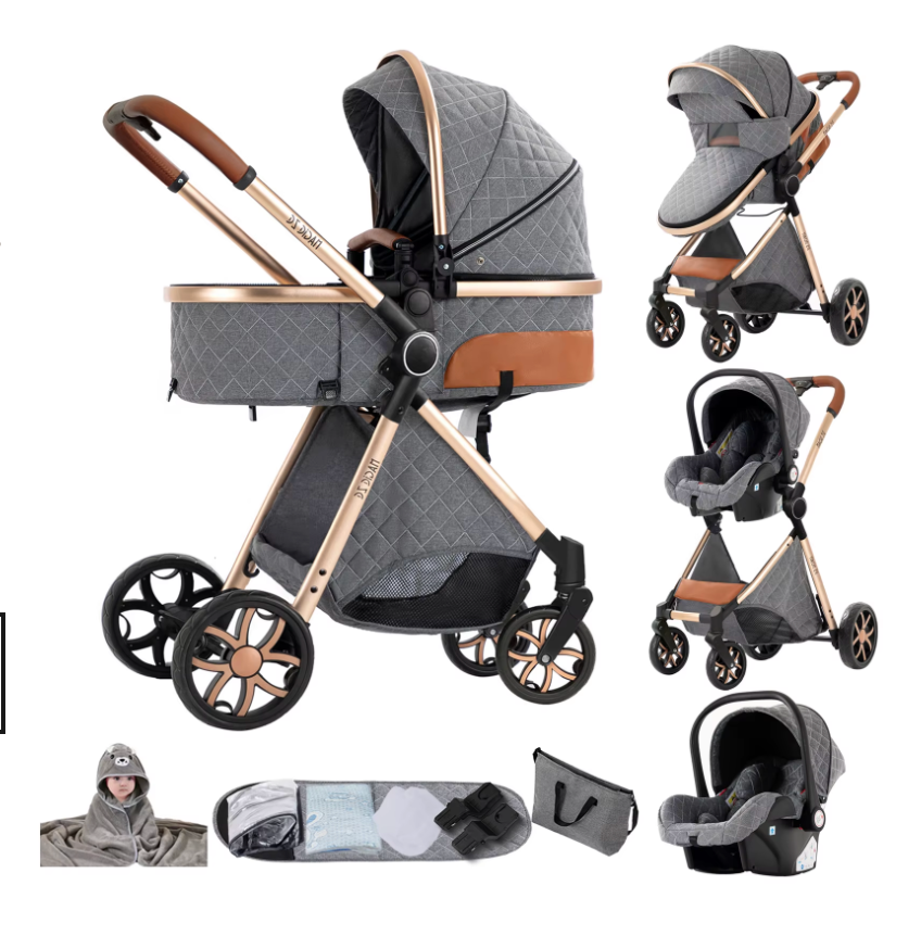 VERONA Reverso Gris — Poussette Bidirectionnelle 0-3 ans